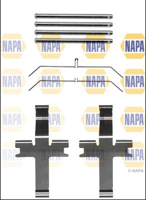 NAPA NFK1176 - Kit d'accessoires, plaquette de frein à disque cwaw.fr