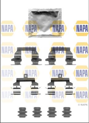 NAPA NFK1271 - Kit d'accessoires, plaquette de frein à disque cwaw.fr