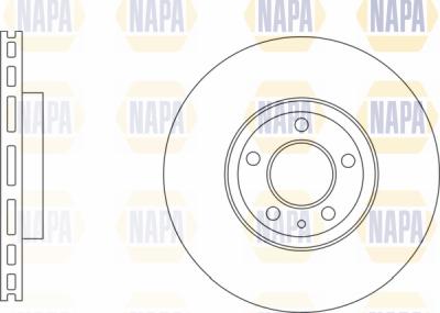 NAPA PBD8096 - Disque de frein cwaw.fr