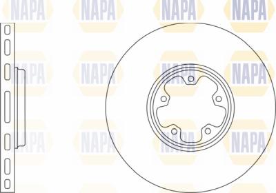 NAPA PBD8069 - Disque de frein cwaw.fr