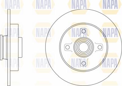 NAPA PBD8012 - Disque de frein cwaw.fr