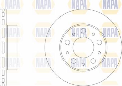 NAPA PBD8196 - Disque de frein cwaw.fr