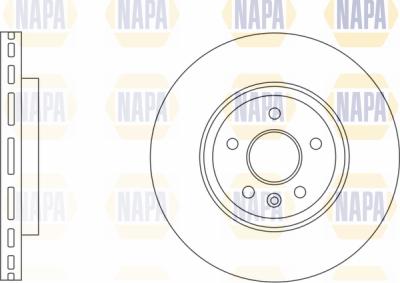 NAPA PBD8134 - Disque de frein cwaw.fr