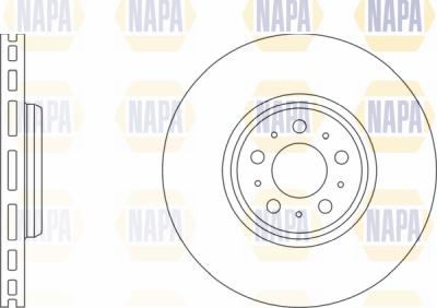 NAPA PBD8136 - Disque de frein cwaw.fr