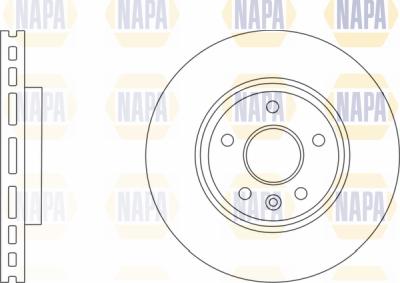 NAPA PBD8126 - Disque de frein cwaw.fr