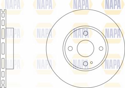 NAPA PBD8710 - Disque de frein cwaw.fr