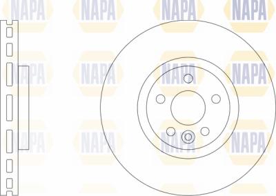 NAPA PBD8734 - Disque de frein cwaw.fr