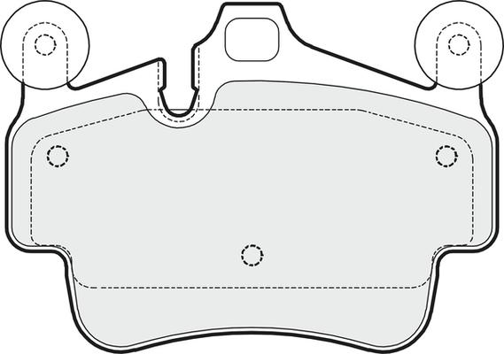 NAPA PBP7991 - Kit de plaquettes de frein, frein à disque cwaw.fr