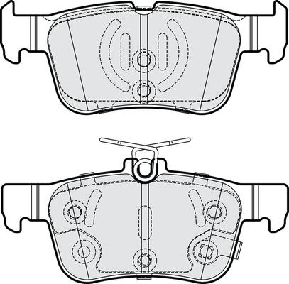 NAPA PBP7940 - Kit de plaquettes de frein, frein à disque cwaw.fr