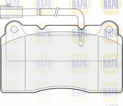 NAPA PBP7943 - Kit de plaquettes de frein, frein à disque cwaw.fr