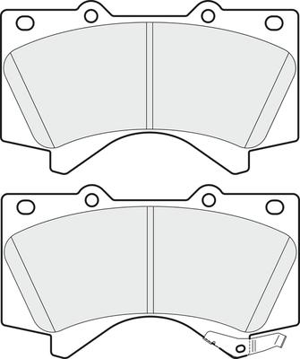 NAPA PBP7955 - Kit de plaquettes de frein, frein à disque cwaw.fr