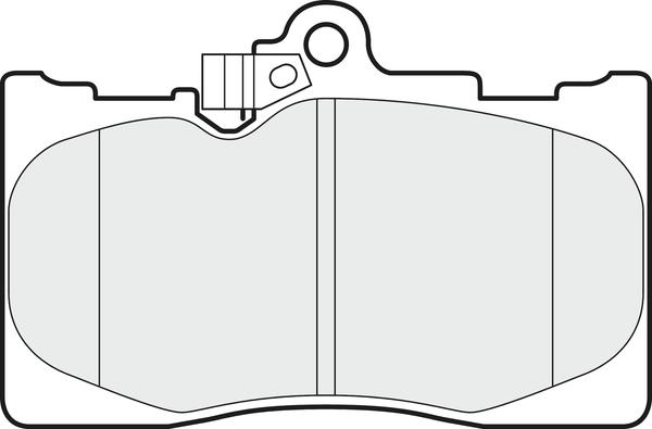 NAPA PBP7952 - Kit de plaquettes de frein, frein à disque cwaw.fr