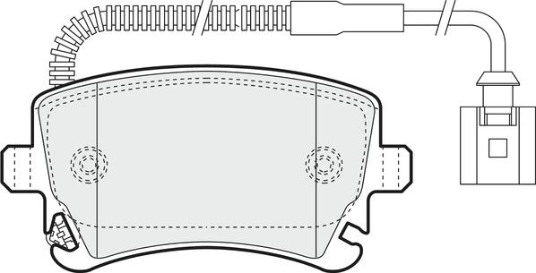 NAPA PBP7961 - Kit de plaquettes de frein, frein à disque cwaw.fr