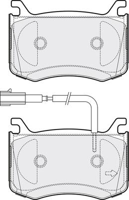 NAPA PBP7976 - Kit de plaquettes de frein, frein à disque cwaw.fr