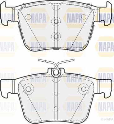 NAPA PBP7440 - Kit de plaquettes de frein, frein à disque cwaw.fr