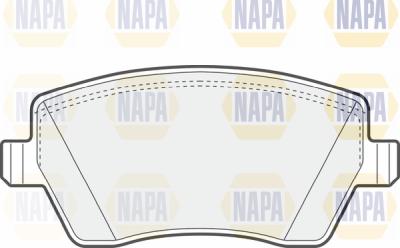 NAPA PBP7456 - Kit de plaquettes de frein, frein à disque cwaw.fr