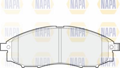 NAPA PBP7469 - Kit de plaquettes de frein, frein à disque cwaw.fr