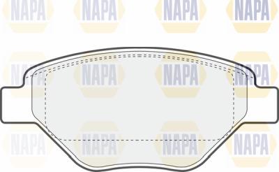 NAPA PBP7464 - Kit de plaquettes de frein, frein à disque cwaw.fr