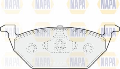 NAPA PBP7405 - Kit de plaquettes de frein, frein à disque cwaw.fr