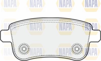 NAPA PBP7485 - Kit de plaquettes de frein, frein à disque cwaw.fr