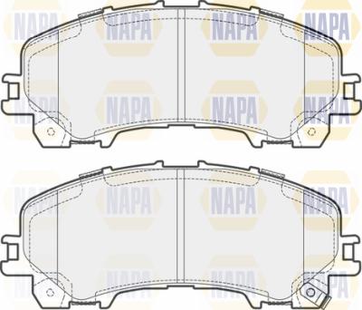 NAPA PBP7480 - Kit de plaquettes de frein, frein à disque cwaw.fr