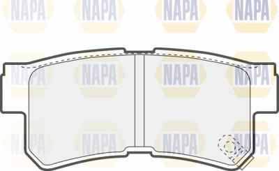 NAPA PBP7434 - Kit de plaquettes de frein, frein à disque cwaw.fr