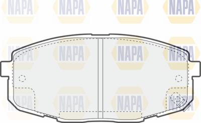 NAPA PBP7431 - Kit de plaquettes de frein, frein à disque cwaw.fr