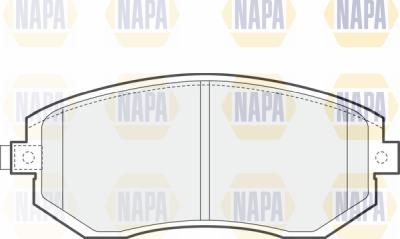 NAPA PBP7420 - Kit de plaquettes de frein, frein à disque cwaw.fr