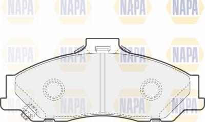 NAPA PBP7428 - Kit de plaquettes de frein, frein à disque cwaw.fr