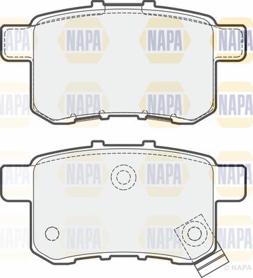 NAPA PBP7478 - Kit de plaquettes de frein, frein à disque cwaw.fr