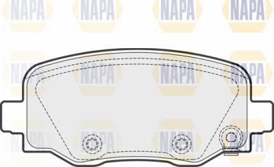 NAPA PBP7565 - Kit de plaquettes de frein, frein à disque cwaw.fr