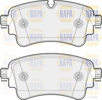 NAPA PBP7518 - Kit de plaquettes de frein, frein à disque cwaw.fr