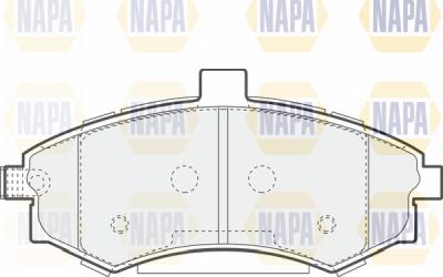 NAPA PBP7527 - Kit de plaquettes de frein, frein à disque cwaw.fr