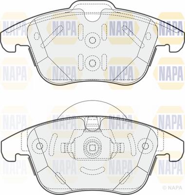 NAPA PBP7646 - Kit de plaquettes de frein, frein à disque cwaw.fr