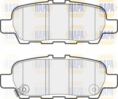 NAPA PBP7600 - Kit de plaquettes de frein, frein à disque cwaw.fr