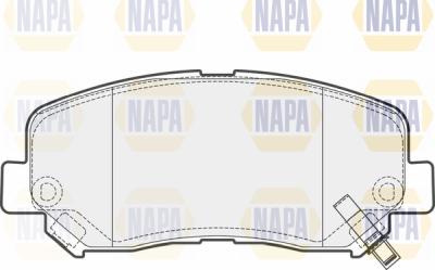 NAPA PBP7688 - Kit de plaquettes de frein, frein à disque cwaw.fr