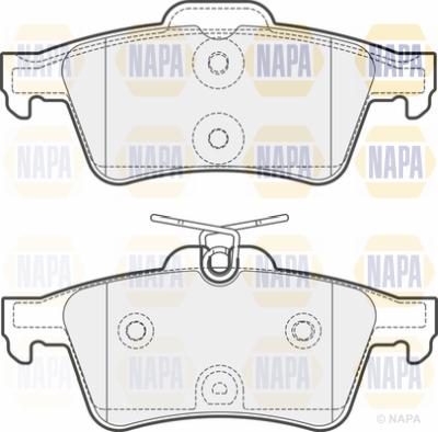 NAPA PBP7042 - Kit de plaquettes de frein, frein à disque cwaw.fr