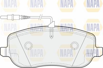 NAPA PBP7021 - Kit de plaquettes de frein, frein à disque cwaw.fr