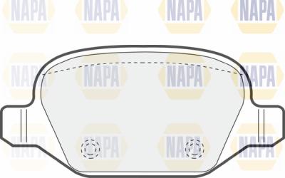 NAPA PBP7179 - Kit de plaquettes de frein, frein à disque cwaw.fr