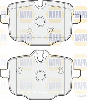 NAPA PBP7349 - Kit de plaquettes de frein, frein à disque cwaw.fr