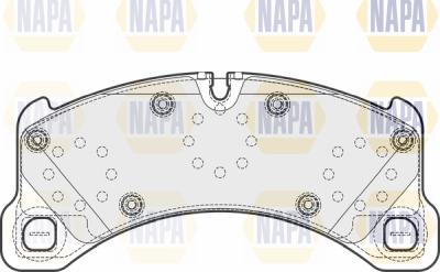 NAPA PBP7359 - Kit de plaquettes de frein, frein à disque cwaw.fr