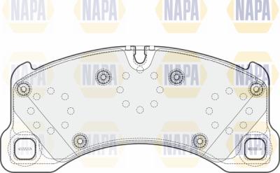 NAPA PBP7358 - Kit de plaquettes de frein, frein à disque cwaw.fr