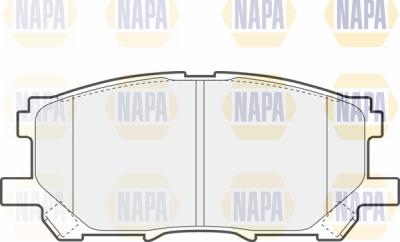 NAPA PBP7369 - Kit de plaquettes de frein, frein à disque cwaw.fr