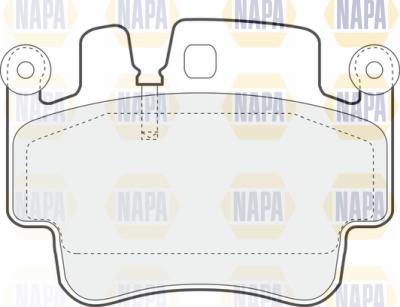 NAPA PBP7363 - Kit de plaquettes de frein, frein à disque cwaw.fr