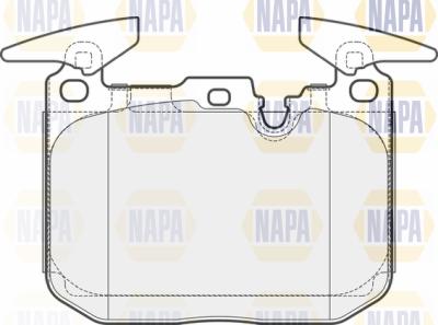 NAPA PBP7310 - Kit de plaquettes de frein, frein à disque cwaw.fr