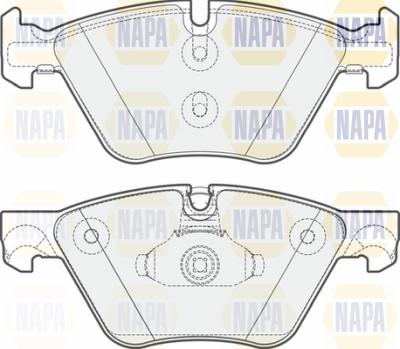 NAPA PBP7331 - Kit de plaquettes de frein, frein à disque cwaw.fr