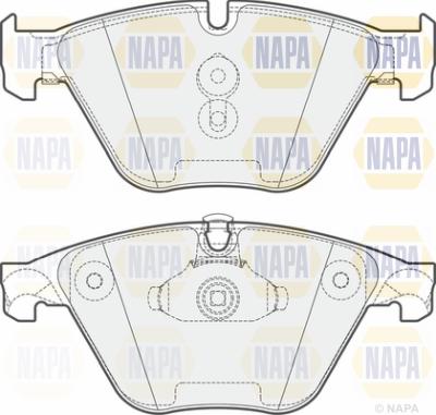 NAPA PBP7332 - Kit de plaquettes de frein, frein à disque cwaw.fr