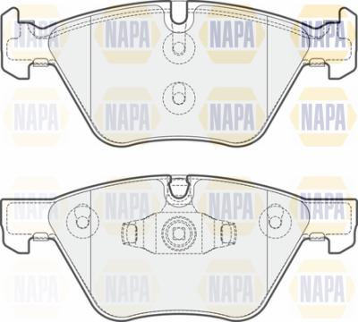 NAPA PBP7325 - Kit de plaquettes de frein, frein à disque cwaw.fr