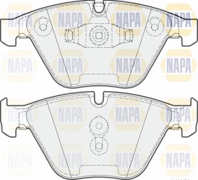 NAPA PBP7326 - Kit de plaquettes de frein, frein à disque cwaw.fr