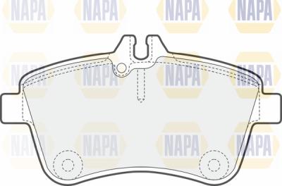 NAPA PBP7291 - Kit de plaquettes de frein, frein à disque cwaw.fr